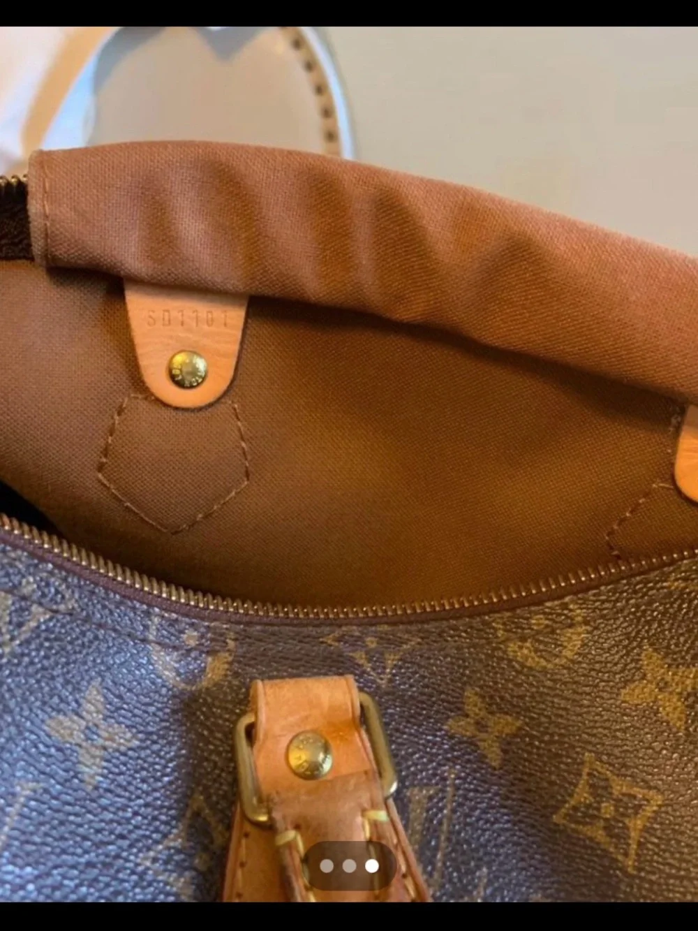 Louis Vuitton Monogram Canvas Tote in Brown and Tan